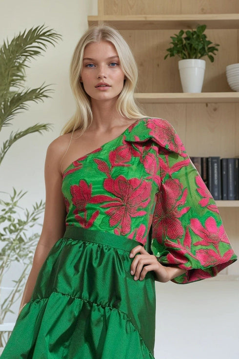 Parnasse Top - Camellia Bloom